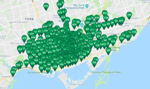 Bike Share Toronto System Map - Sept 4