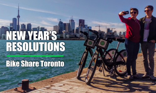 New Years Resolutions with bike share toronto