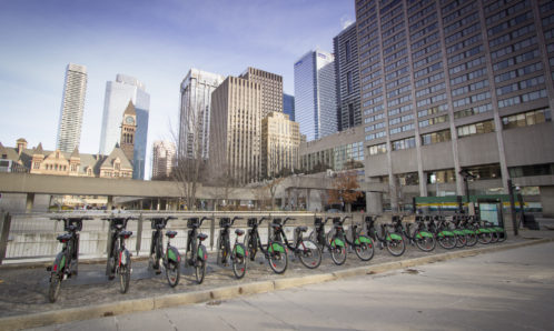 Bike Share Toronto commuting downtown