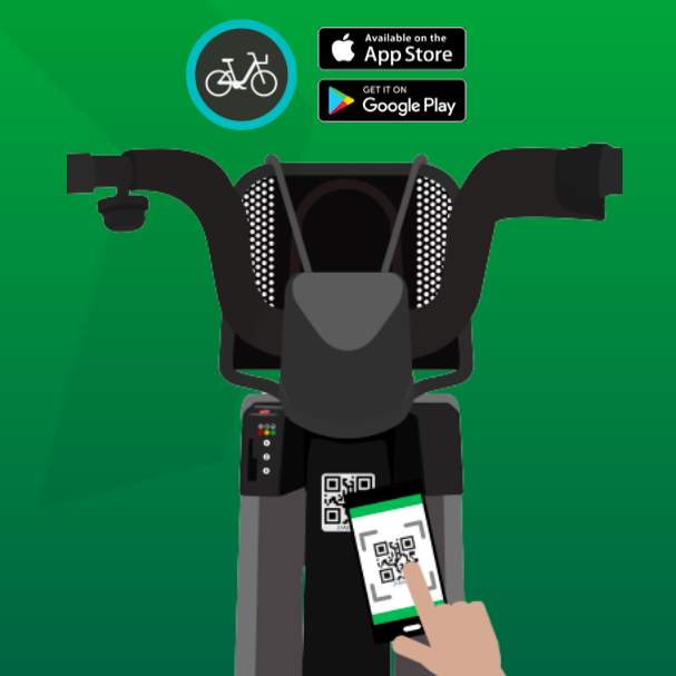 Unlock bike share QR Codes