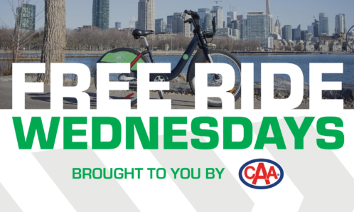Free ride wednesday brought to you by CAA