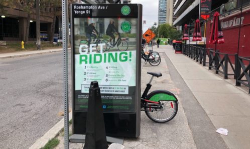 Roehampton and Yonge Bike Share Toronto Station