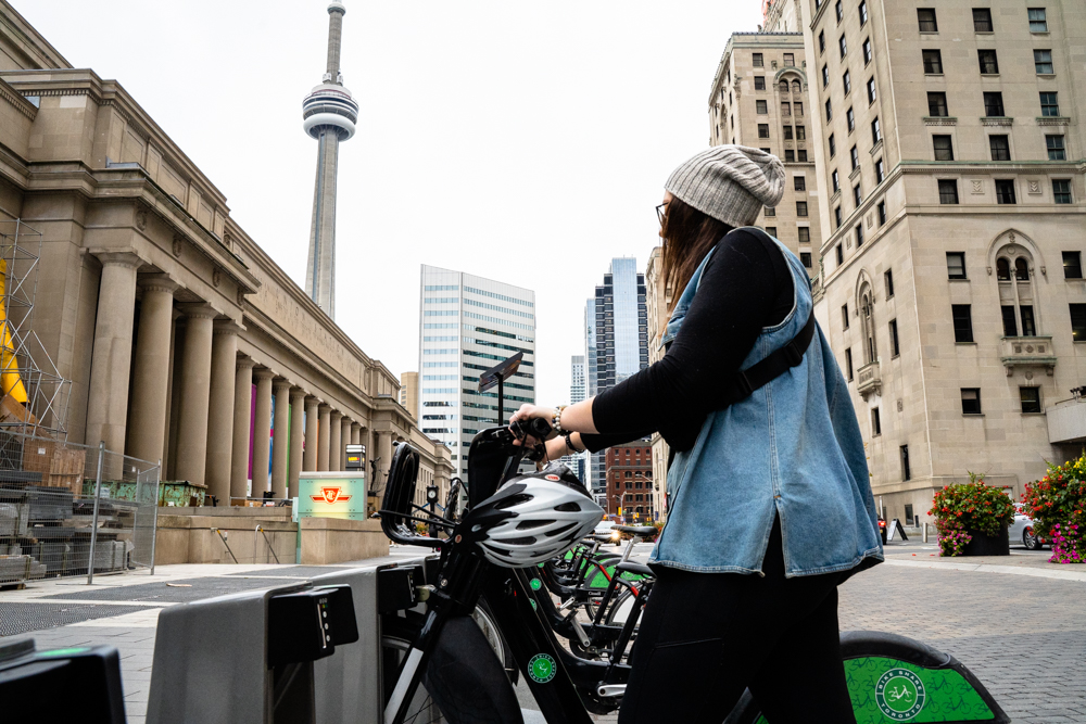Toronto transportation bike
